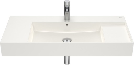 Lavoar Roca Inspira Square 1000x490mm  montare pe mobilier  bej