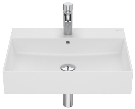 Lavoar Roca Inspira Square 600x490cm  montare pe mobilier  alb mat