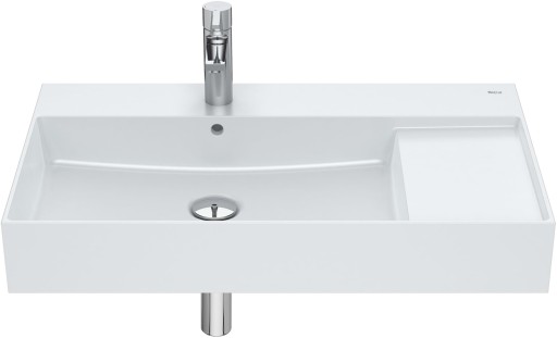 Lavoar Roca Inspira Square 800x490mm  montare pe mobilier  perla