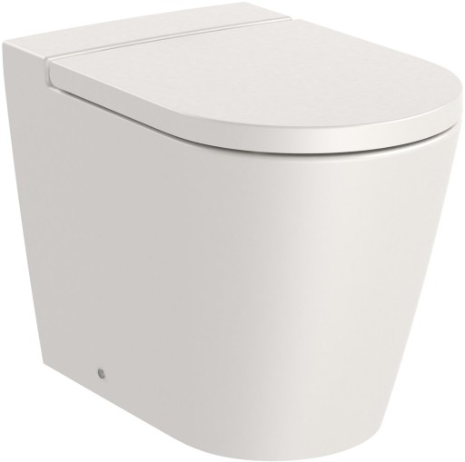 Vas wc Roca Inspira Round Rimless back-to-wall  370x560cm  bej