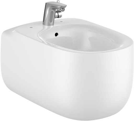 Bideu suspendat Roca Beyond 395x580mm  alb