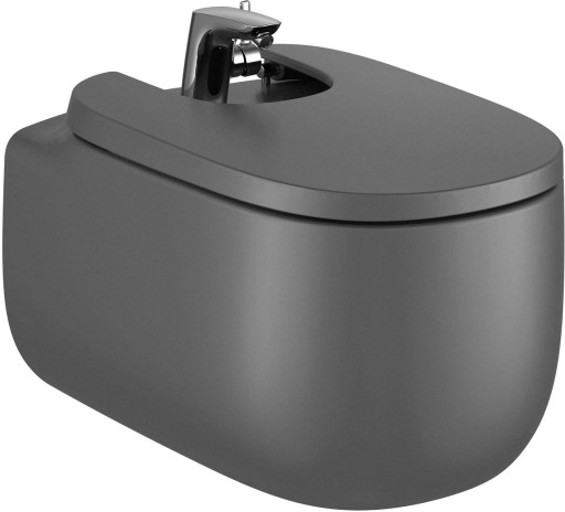 Bideu suspendat Roca Beyond 395x580mm  negru