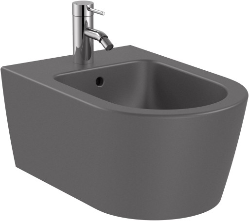 Bideu suspendat Roca Inspira Round 370x560cm  onyx