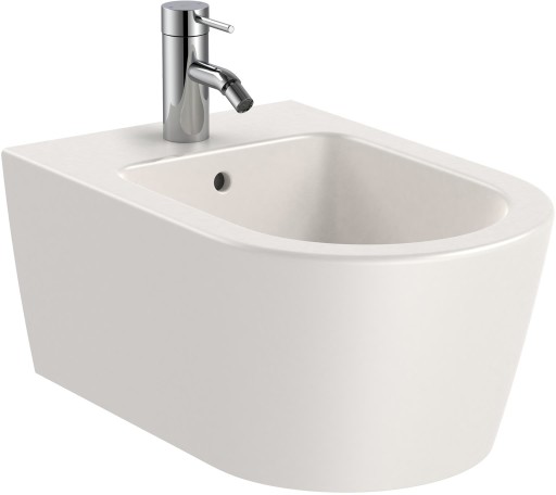 Bideu suspendat Roca Inspira Round 370x560cm  bej