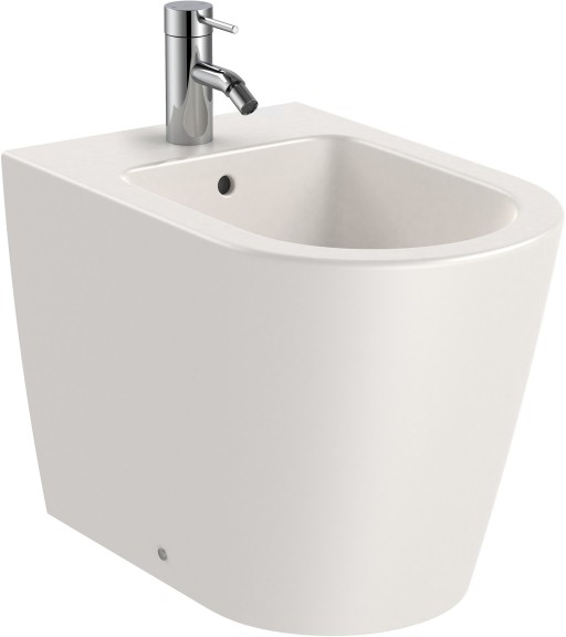 Bideu Roca Inspira Round back-to-wall  370x560cm  bej