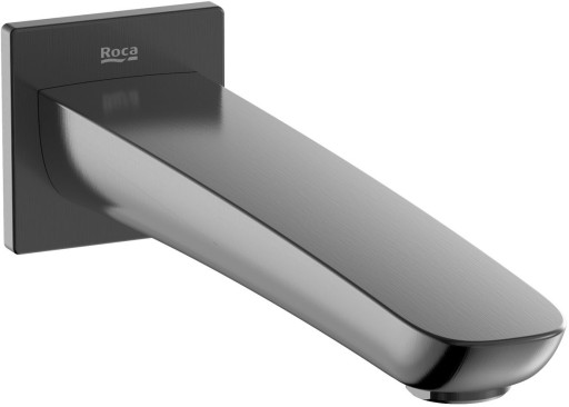 Pipa cada Roca Insignia 233mm  brushed titanium black