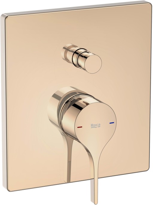 Baterie cada - dus Roca Insignia cu montaj incastrat  necesita corp ingropat  rose gold