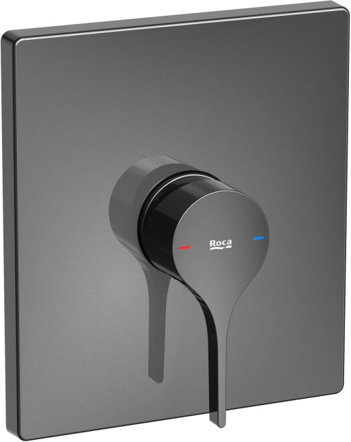 Baterie dus Roca Insignia cu montaj incastrat  necesita corp ingropat  titanium black