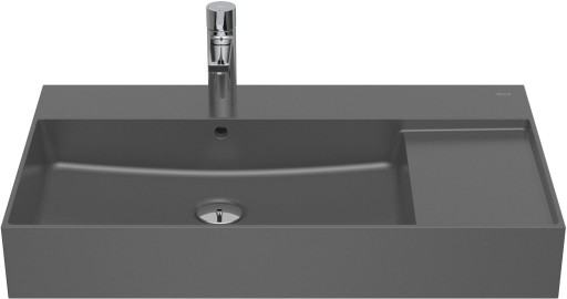 Lavoar Roca Inspira Square 800x490mm  montare pe mobilier  onyx