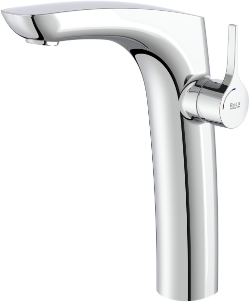 Baterie lavoar Roca Insignia Cold Start pentru lavoare tip bol  ventil pop-up  crom