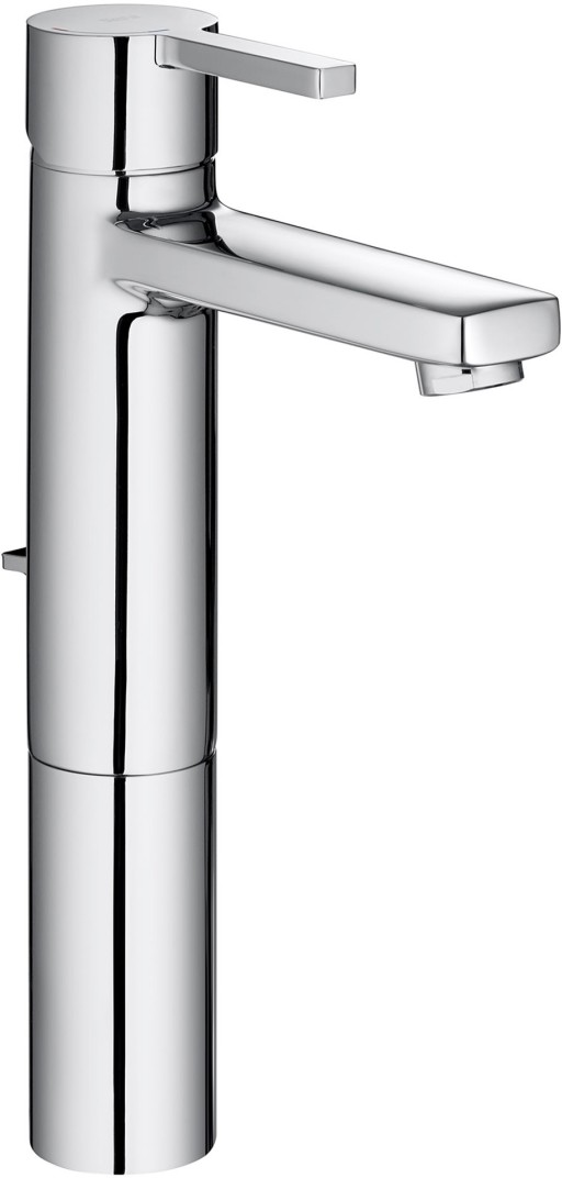 Baterie lavoar Roca Naia Cold Start  pentru lavoare tip bol  ventil pop-up  crom