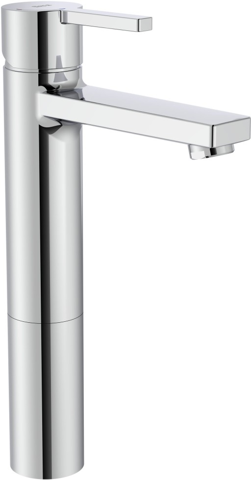 Baterie lavoar Roca Naia Cold Start  pentru lavoare tip bol  ventil click-clack  crom