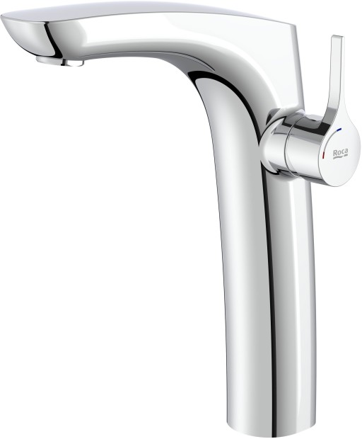 Baterie lavoar Roca Insignia Cold Start pentru lavoare tip bol  ventil click-clack  crom
