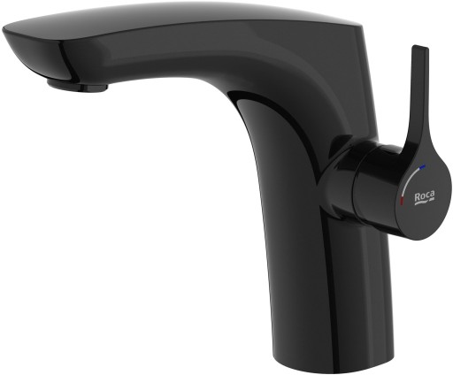 Baterie lavoar Roca Insignia Cold Start  fara ventil  titanium black