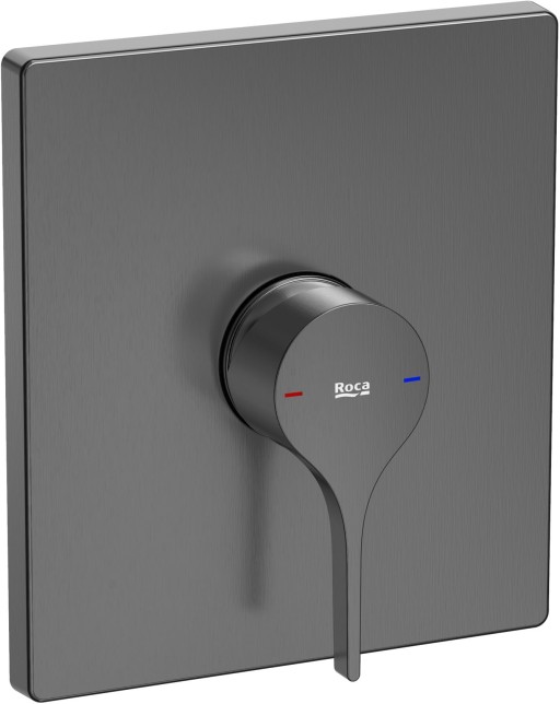 Baterie dus Roca Insignia cu montaj incastrat  necesita corp ingropat  brushed titanium black