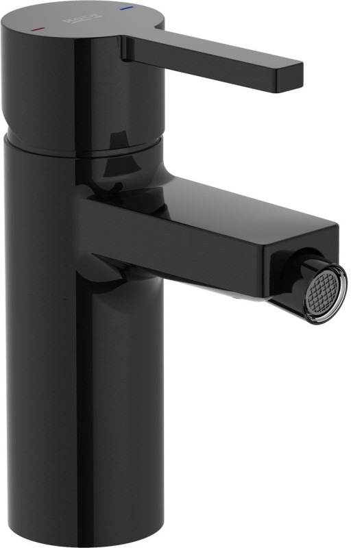 Baterie bideu Roca Naia  ventil pop-up  titanium black