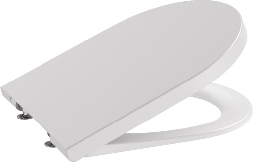 Capac wc Roca Inspira Round cu inchidere lenta si QuickRelease  perla