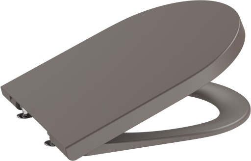 Capac wc Roca Inspira Round cu inchidere lenta si QuickRelease  cafea