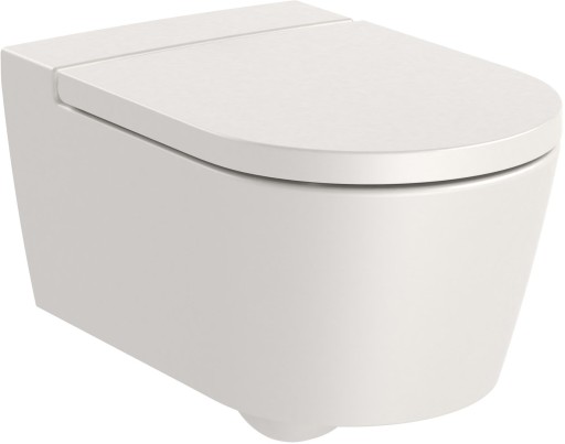 Vas wc suspendat Roca Inspira Round Rimless 370x560cm  bej