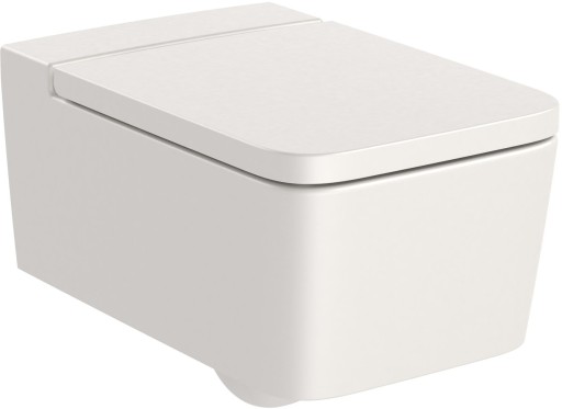 Vas wc suspendat Roca Inspira Square Rimless 370x560cm  bej