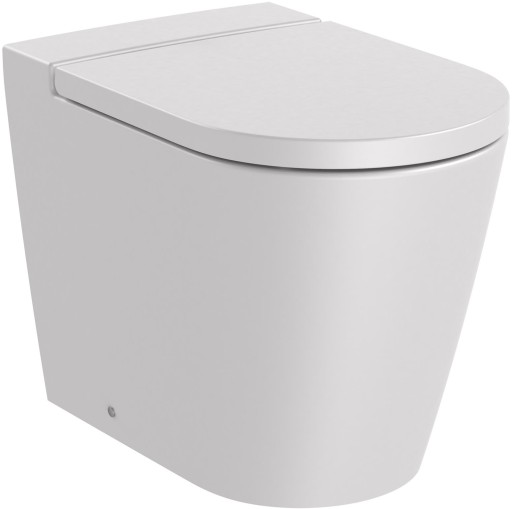 Vas wc Roca Inspira Round Rimless back-to-wall  370x560cm  perla