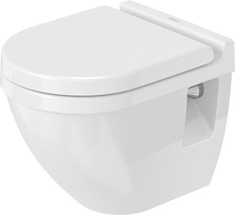 Vas wc suspendat Duravit Starck 3  36x48cm  WonderGliss  alb