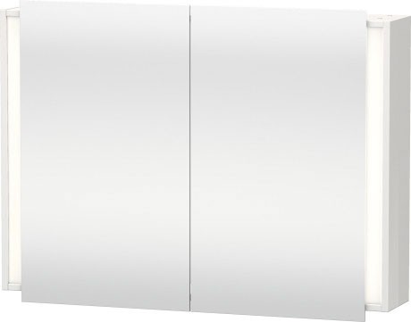 Dulap cu oglinda Duravit Ketho 100x75x18cm  alb mat decor
