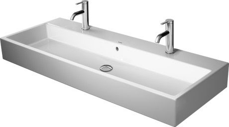 Lavoar dublu Duravit Vero Air 120x47cm  montare pe mobilier  alb