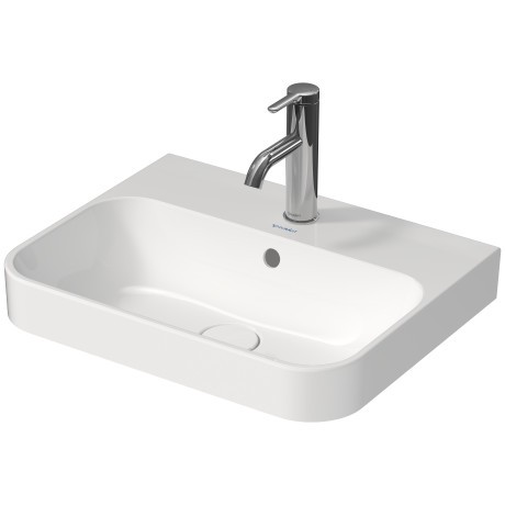 Lavoar Duravit Happy D.2 Plus 50x40cm  WonderGliss  montare pe blat  alb
