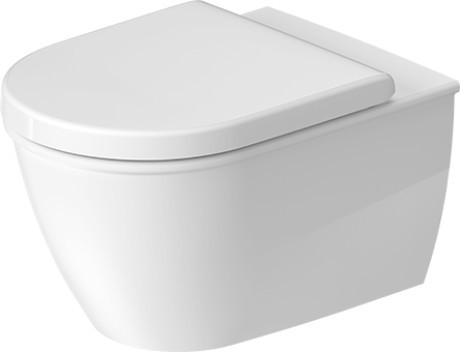 Vas wc suspendat Duravit Darling New 54 cm  Rimless  WonderGliss alb