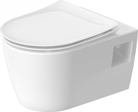 Vas wc suspendat Duravit Soleil by Starck Rimless 37x54cm  HygieneGlaze  alb
