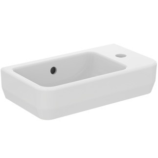 Lavoar asimetric Ideal Standard i.life S 45x25cm  orientare dreapta  alb