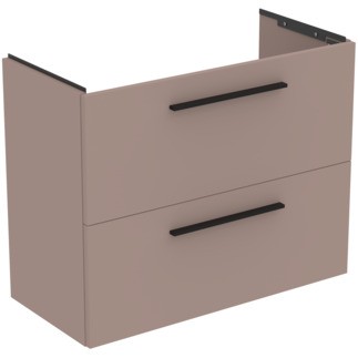 Dulap baza suspendat Ideal Standard i.life S cu doua sertare  80cm  greje mat