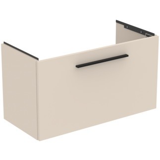 Dulap baza suspendat Ideal Standard i.life S cu un sertar  80cm  bej nisipiu mat