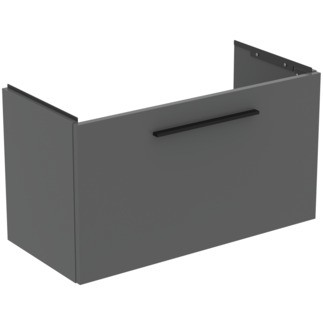 Dulap baza suspendat Ideal Standard i.life S cu un sertar  80cm  gri quartz mat