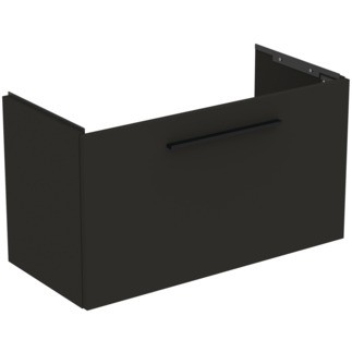 Dulap baza suspendat Ideal Standard i.life S cu un sertar  80cm  gri carbon mat