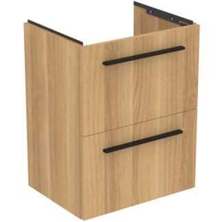 Dulap baza suspendat Ideal Standard i.life S cu doua sertare  50cm  stejar natural