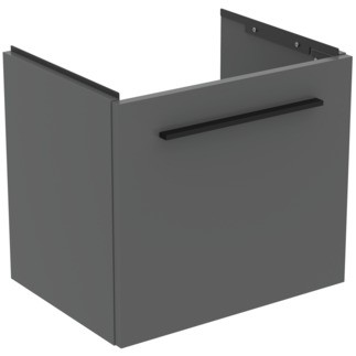Dulap baza suspendat Ideal Standard i.life S cu un sertar  50cm  gri quartz mat