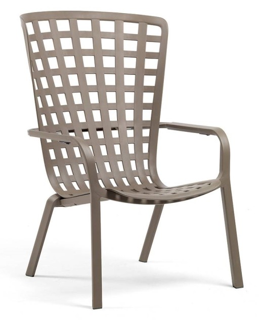 Fotoliu recliner exterior Nardi Folio  tortora