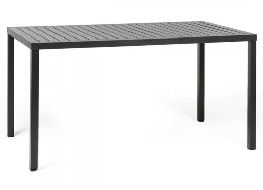 Masa exterior Nardi Cube 140x80cm  h 75.5cm  baza aluminiu  antracit