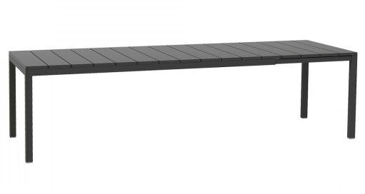 Masa exterior Nardi Rio 210 extensibila  max 280x100cm  baza aluminiu  antracit