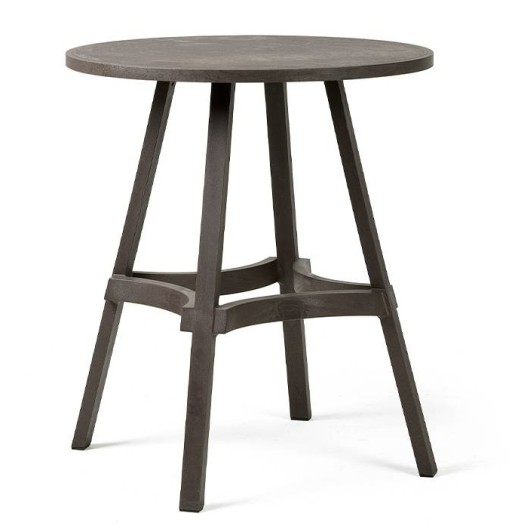 Masa exterior Nardi Combo 70  h75cm  diametru 70cm  maro terra