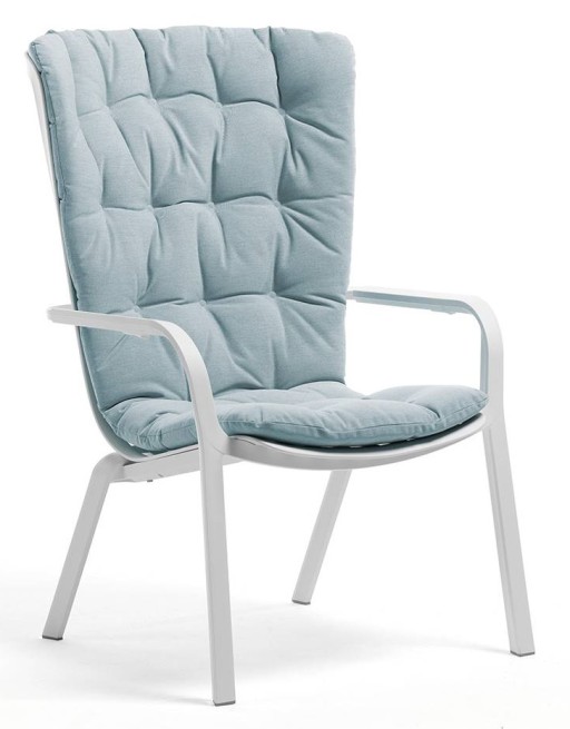 Perna pentru fotoliu exterior Nardi Folio Comfort  bleu artic