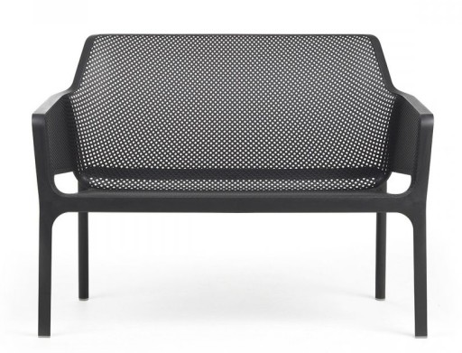 Banca exterior Nardi Net 116x70cm  h 86cm  antracit