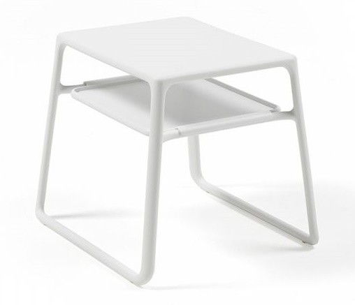 Masuta exterior Nardi Pop 44x39.5cm  h 38.5cm  alb