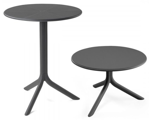Masa exterior Nardi Spritz  h 76.5cm  diametru 60.5cm  antracit