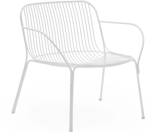 Fotoliu exterior Kartell Hiray design Ludovica & Roberto Palomba  alb
