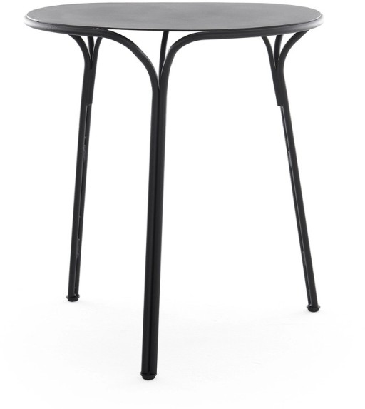 Masa exterior Kartell Hiray design Ludovica & Roberto Palomba  d 65cm  h 72cm  negru