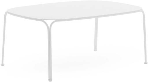 Masuta exterior Kartell Hiray design Ludovica & Roberto Palomba  90x59cm  h 38cm  alb