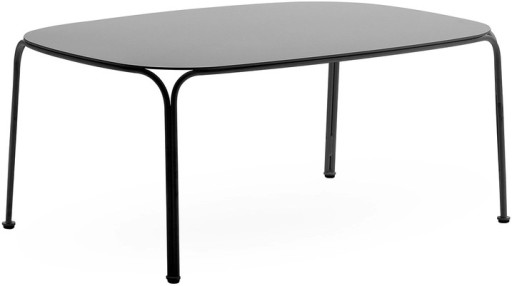 Masuta exterior Kartell Hiray design Ludovica & Roberto Palomba  90x59cm  h 38cm  negru